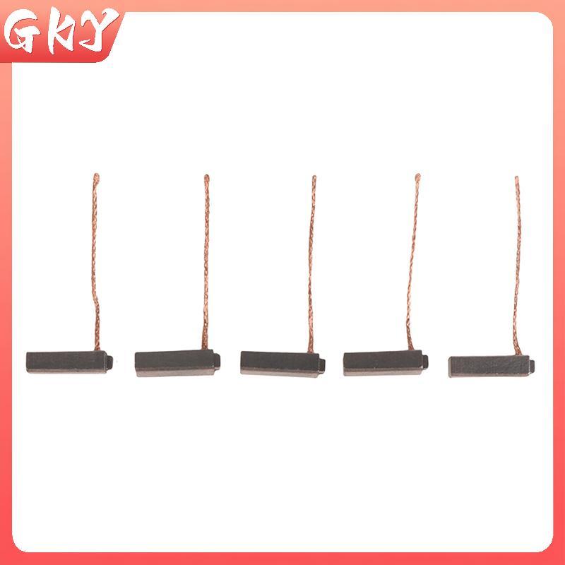 GKY 10 chiếc 5 * 7 * 19mm Máy phát điện Bàn chải Carbon Máy phát điện ô tô Dụng cụ điện Bộ điều chỉnh ô tô Đồng thấp GKY