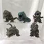 Bộ 5 Godzilla King of Monsters Đồ chơi trẻ em Búp bê Quái vật khủng long Phiên bản Q Đồ chơi trang trí bánh