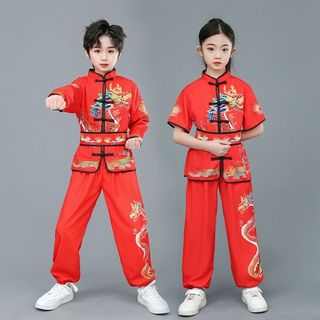 Quần áo biểu diễn, tập luyện võ thuật trẻ em & thanh niên – Bảo tàng cơ sở, thi đấu 260423
