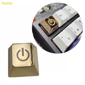 Pealike Hợp Kim Kẽm Keycap Kim Loại Keycap Cho Bàn Phím Cơ Thẩm Mỹ 1PC