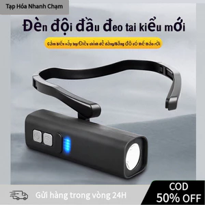 【COD】Đèn đeo tai chống nước IPX4, sạc pin, rảnh tay, siêu sáng mạnh, thích hợp đi đêm và làm việc trong hầm tối.