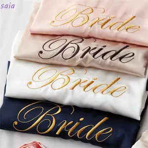 Áo choàng tắm cưới lụa SAIA Satin