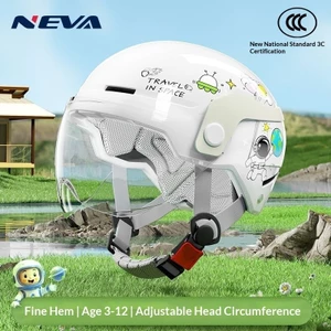 QMP Mũ Bảo Hiểm Trẻ Em 3c Chứng Nhận Tiêu Chuẩn Quốc Gia Mới Bé Trai Bé Gái Xe Máy Xe Điện Mùa Hè Chống Nắng Nửa Mũ Bảo Hiểm Trẻ Em
