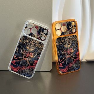 Cửa sổ lớn God of Wealth Thích hợp cho vỏ điện thoại Apple 17 Bao gồm tất cả iPhone16pro / 15 Trong suốt 14 chống sốc
