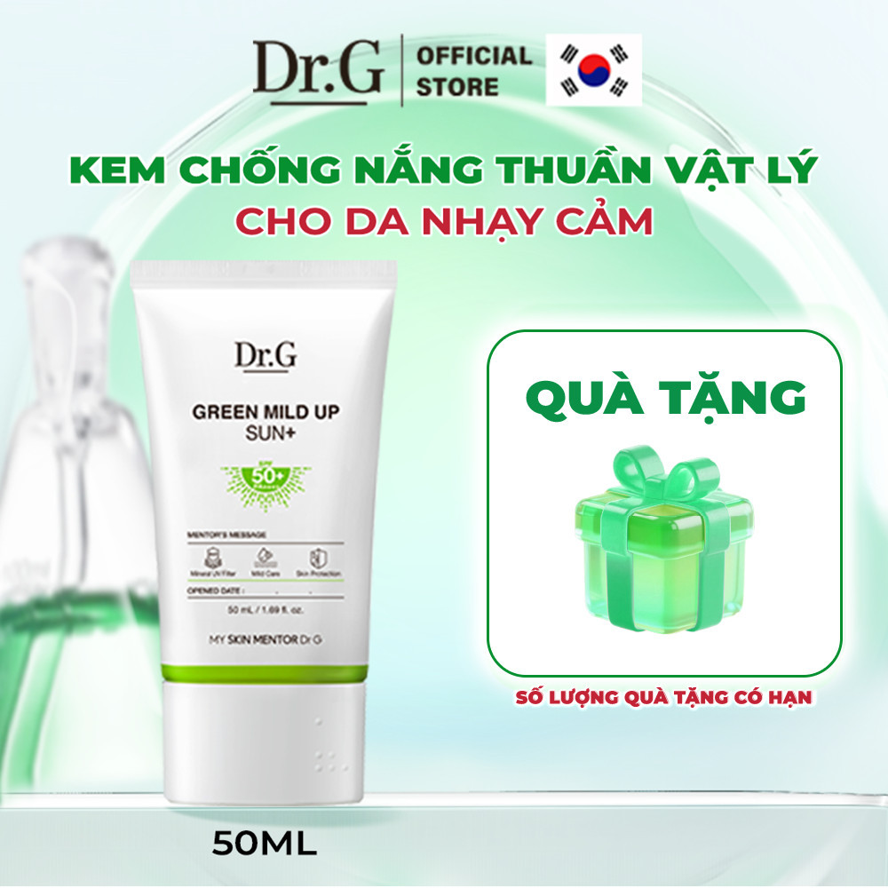Sử dụng Tuýp Kem Chống Nắng Thuần Vật Lý Cho Da Nhạy Cảm Dr.green Mild Up Sun+ Spf50+pa++++ 50ml trong đời sống
