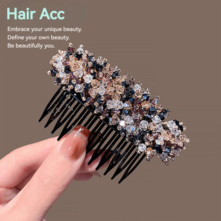 Phụ kiện tóc công chúa phong cách Hàn Quốc mới, cảm giác cao cấp với kim cương pha lê