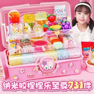 Nano Keo Pinch Bộ Nhạc Không Cần Làm Nóng Hai Mặt Dính Thổi Bong Bóng Tự Làm Miếng Dán Giải Nén Đồ Chơi Chống Thấm Nước 4.28