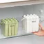 ITRUMPET Khuôn Popsicle cũ, có nắp Khay đá thanh dài bằng silicon, Khuôn làm đá di động bền bỉ Dụng cụ nhà bếp