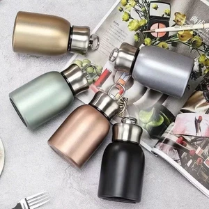 Bình Giữ Nhiệt Mini 300ml Siêu Xinh- Nhiều Màu- Cốc Giữ Nhiệt Đựng Coffee Inox 304 Có Quai Xách