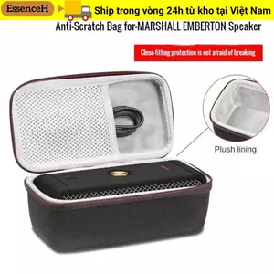 ESSENCEH 1 Chiếc Túi Bảo Quản Loa, EVA Cứng Chống Thấm Nước Chống Bụi, Phụ Kiện Hộp Đựng Chống Trầy Xước Hộp Bảo Vệ Cho Loa MARSHALL BERTON