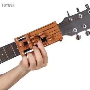 Toyuvn Dụng cụ ép hợp âm đàn guitar Công cụ hỗ trợ chắc chắn cho đàn guitar acoustic 36-41 inch