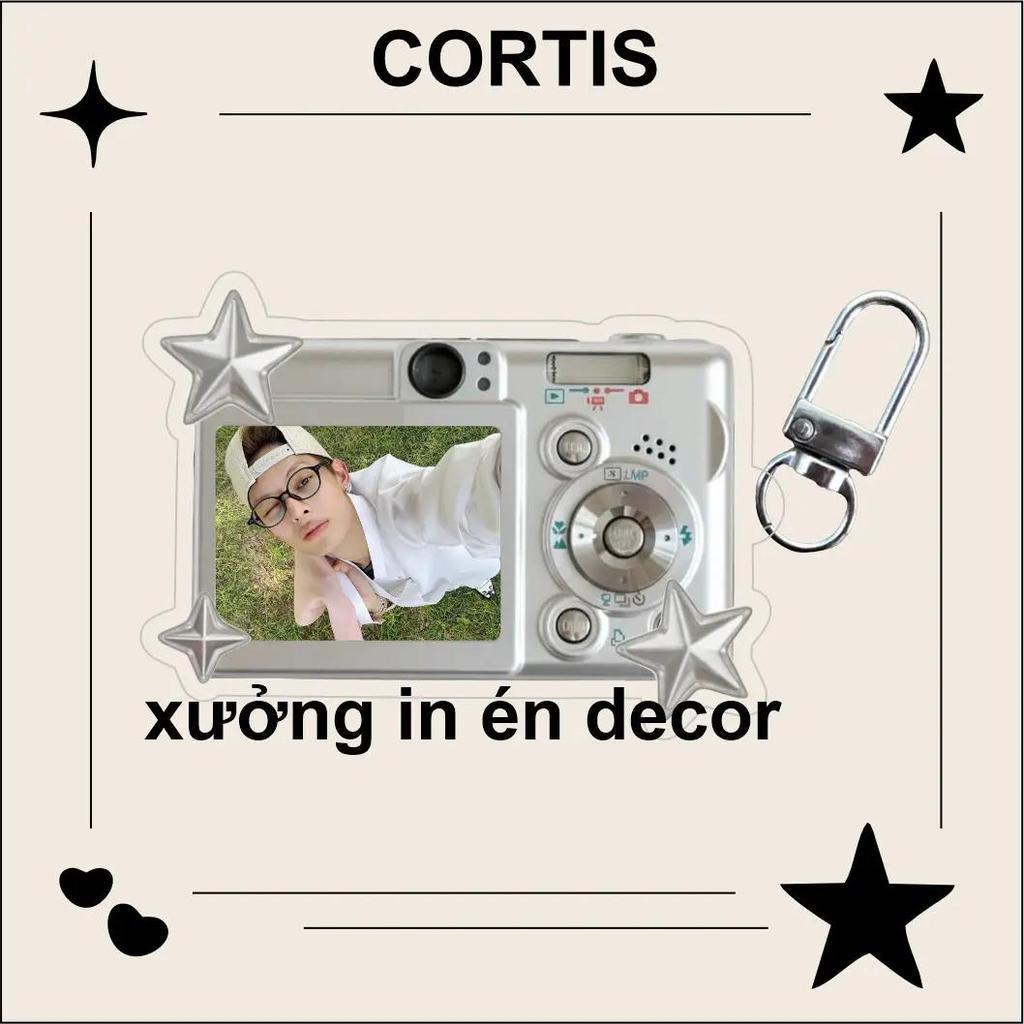 Móc khoá hình ảnh camera cortis Martin , James , Juhoon , Seonghyeon và Keonho Xưởng in Én decor