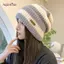 AqToCna Mùa Đông Sang Trọng Beanies Mũ Đan Dễ Thương Cho Nữ Bé Gái Dễ Thương Bịt Tai Mũ Dệt Kim Chống Gió Cho Thời Tiết Lạnh AqToCna
