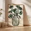 Poster hoa màu be cổ điển Không có khung Tranh Canvas Preppy Trang trí phòng tại nhà