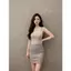 Pure Desire Style Hot Girl Áo Vest dệt kim gợi cảm nửa dài Bộ đồ váy hông nữ mùa hè phong cách ngắn nổi tiếng Cl