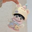 10cm Quần Áo Cho Bé Sữa Huhu Series "Gấu Kem" Búp Bê Cotton Trang Phục Yếm Phù Hợp Với