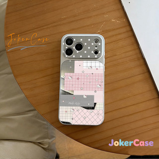 Ốp Lưng Cho IPhone 15 17 12 16 11 13 14 Pro Max 7 15 16 8 Plus XR XS MAX Ốp gương trang điểm hình mèo Pastel Kitty