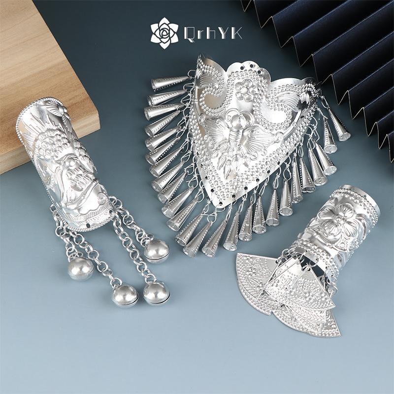 QrhYK Vintage Bohemian Floral sel Phụ Kiện Tóc Dành Cho Nữ Thanh Lịch sel Thiết Kế Updos Đuôi Ngựa Buns Cho Sự Kiện Thường Ngày & Trang Trọng Mới