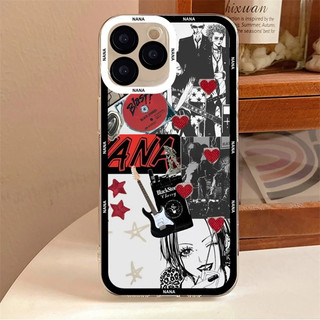 Anime Nhật Bản Nana Oosaki Ốp Điện Thoại IPhone 17 15 16 Pro Max 16E 16 Plus 17 Air Trong Suốt TPU Bảo Vệ Toàn Diện Siêu Mỏng Chống Sốc Sang Trọng Mềm Mại Dễ Thương Vỏ Thời Trang