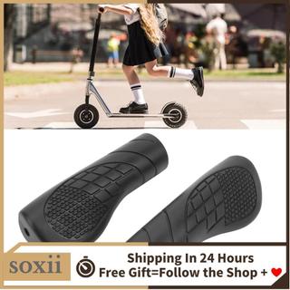soxii SPYMINNPOO Tay lái xe đạp Tay cầm 1 cặp Giảm xóc chống trượt bằng nhựa cho xe đạp leo núi