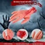 Kinh Dị Đẫm Máu Đáng Sợ Halloween Chống Đỡ Giả Cắt Tuổi Thọ Kích Thước Cánh Tay Nhà Tay 19 X 10.5cm