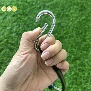 30 / 60 / 90 / 120cm Carabiner Dây thun cắm trại ngoài trời Dây đeo hành lý Dây phơi quần áo Thiết bị cắm trại bền Đa chức năng Đẹp
