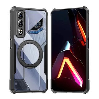 Ốp Điện Thoại Acrylic Trong Suốt Cho Nubia Neo 5 Pro 5 3 2 1 4G 5G Ốp Lưng Nubia Neo 3 5 GT Ốp Lưng Chống Trầy Xước Bền Với Giá Đỡ Từ Tính Full Camera Bảo Vệ B22