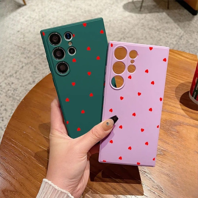 Ốp Điện Thoại Trái Tim Tình Yêu Nhỏ Màu Đen Cho OPPO A5 A6 Pro A3 Pro A3X A16 A17 A57 A6X Ốp lưng TPU Mềm Chống Sốc