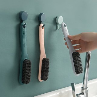 Bàn chải giày dài tay phong cách Nhật Bản, lông mềm, đa chức năng, có thể treo, dùng giặt giày SWM5