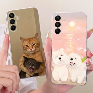 Dành Cho Samsung Galaxy Galaxy A16 4G 5G Vỏ SM-A165F SM-A166B Ốp lưng Mèo Hoạt Hình Dễ Thương Cho Samsung A26 SM-A266B A 26 A 16 Ốp Mềm