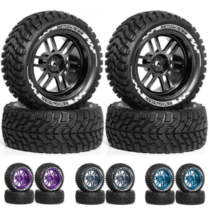4 75 * 30mm 1 / 10 Kim Loại RC On-Road Wheel Lốp 2.95 "OD 12mm Hex cho 1 / 10 Tamiya TT01 TT02 XV02 XV01 WLtoys HSP Kyosho WR8 RedCat Sakura HPI