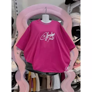 Áo thun số 26 màu hồng đơn giản, sang trọng, chất cotton mềm mỏng, thoáng mát -quanaounisex