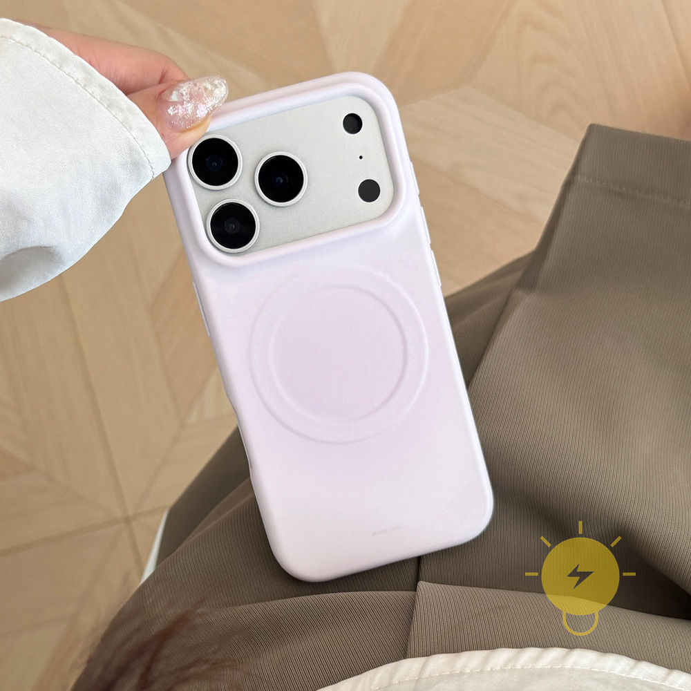 Phone Case For iPhone 17 Pro Max 16 15 14 13 TPU Magnetic Smudge Soft Aesthetic Korean Cute