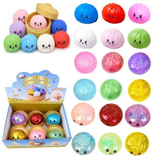 Nhiều Màu Sắc Mô Phỏng Bánh Bao Squishy Thư Giãn Giảm Lo Âu Antistress Tăng Cường Hạnh Phúc Tái Sử Dụng Rebound Bóp Đồ Chơi Giảm