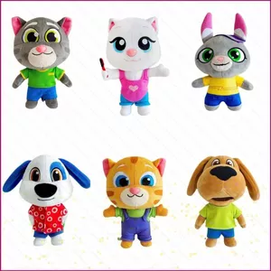 YT4 Talking Tom And Friends Đồ Chơi Sang Trọng Với Vải Búp Bê Nhồi Bông Quà Tặng Cho Trẻ Em Trang Trí Nhà Đồ Chơi Giáo Dục Cho Bé