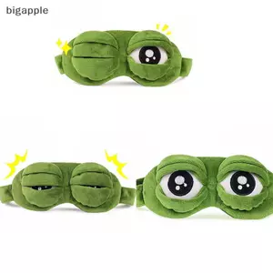 Bigapple Sad Frog 3D Mặt nạ mắt để ngủ - Quà tặng ngủ vui nhộn RDG