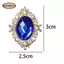 Bling Kim cương giả Diamante Ngọc trai Mặt sau phẳng Nút trang trí đám cưới