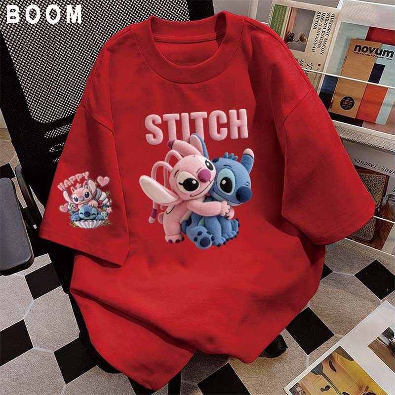 Áo thun chữ thêu nữ kiểu hàn quốc form rộng tay lỡ cổ tròn cotton mát - hè hot trend in cách dễ thương- Local brand #16