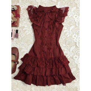 <![CDATA[Ｊｕｍｐｓｕｉｔ Ｖáｙ Ｂánh Phong Cách Tây Âu Retro Ren - Size Lớn]]>