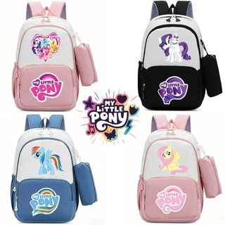 My Little Pony Schoolbag Dung Tích Lớn Đa Chức Năng Bền Ba Lô In Thời Trang Ba Lô Học Sinh Quà Tặng