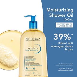 (TEM CÔNG TY) Dầu Tắm Bioderma Làm Dịu Da Khô, Nhạy Cảm Atoderm Huile De Douche (100ML - 1000ML)
