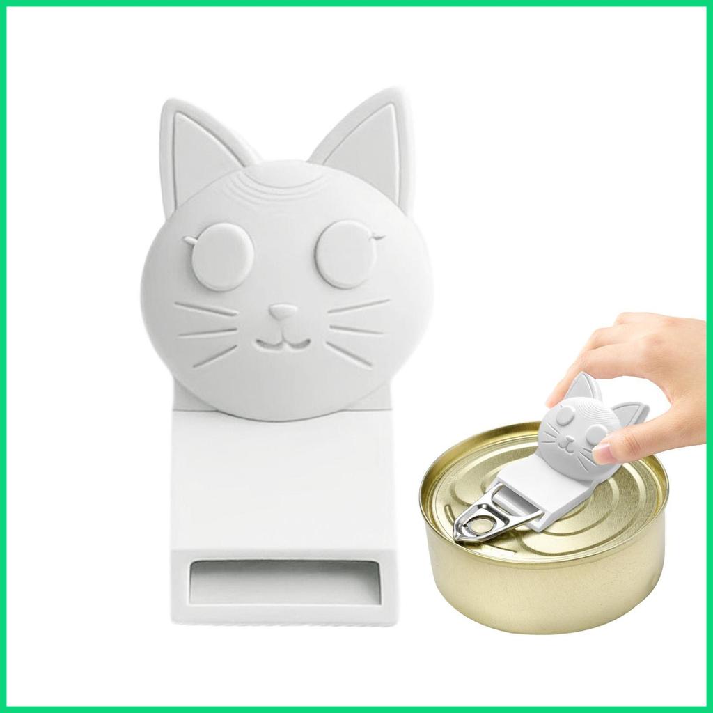 Dụng cụ mở hộp đựng thức ăn cho mèo 3D in hình mèo Nắp lọ Dụng cụ mở hộp nhà bếp Dụng cụ mở cho nhà bếp ký túc xá jiwvn