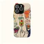 Simple Line Cheers Pattern Thích hợp cho iPhone17 17Pro 16 15 13 XR 13mini 8PLUS Vỏ điện thoại chống sốc hai lớp Vỏ bảo vệ toàn diện bóng