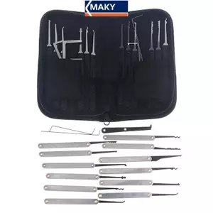 MAKY 15 / 17 / 24 Cái Cổ Điển Thép Không Gỉ Lo Dụng Cụ Di Động Xe Mở Rộng Bộ Nhà Thơ Đa Năng Lopi Dụng Cụ VN
