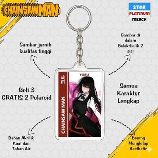 Gantungan Kunci Chainsaw Man - Keychain Chainsaw Man - Ganci Chainsaw Man - Keychain Anime - Gantungan