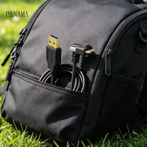 Cáp khóa USB C công nghiệp NAMA Lên xuống với cố định vít cho máy ảnh Truyền dữ liệu ổn định Thành phần PVC