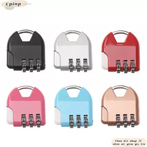 CPINCP 1 Chiếc Ổ Khóa Kết Hợp Mã Tập Gym HOT Du Lịch Ngoài Trời Vali Kim Loại Mặt Số 3 Chữ Số