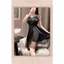 Ngọt Ngào Nguyên Chất Desire Phong Cách Sling Váy Ngủ Ice Silk Gợi Cảm Mỏng Phong Cách Gạc Bộ Đồ Ngủ Ren Cao Cấp Chấm Bi Loungewear