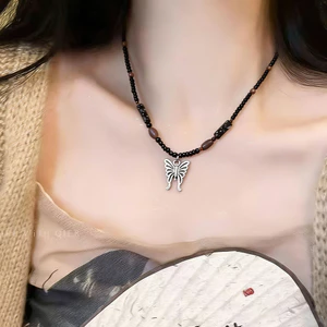 Mới - Vòng cổ đính hạt kiểu dáng Trung Quốc, thiết kế độc đáo thời trang