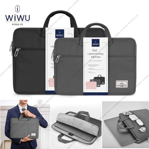 Túi Xách Tay Laptop WIWU VIVI Handbag Cao Cấp - Chống Sốc, Kháng Nước, Đệm Hơi Bảo Vệ Cho MacBook/Ultrabook